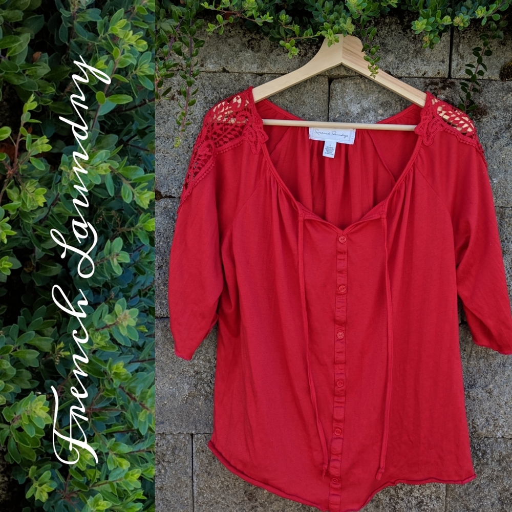 ❤️French Laundry Lace Tee❤️